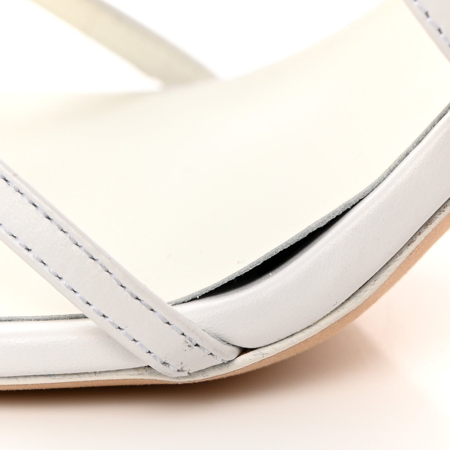 Calfskin Camellia Sandals 40 White