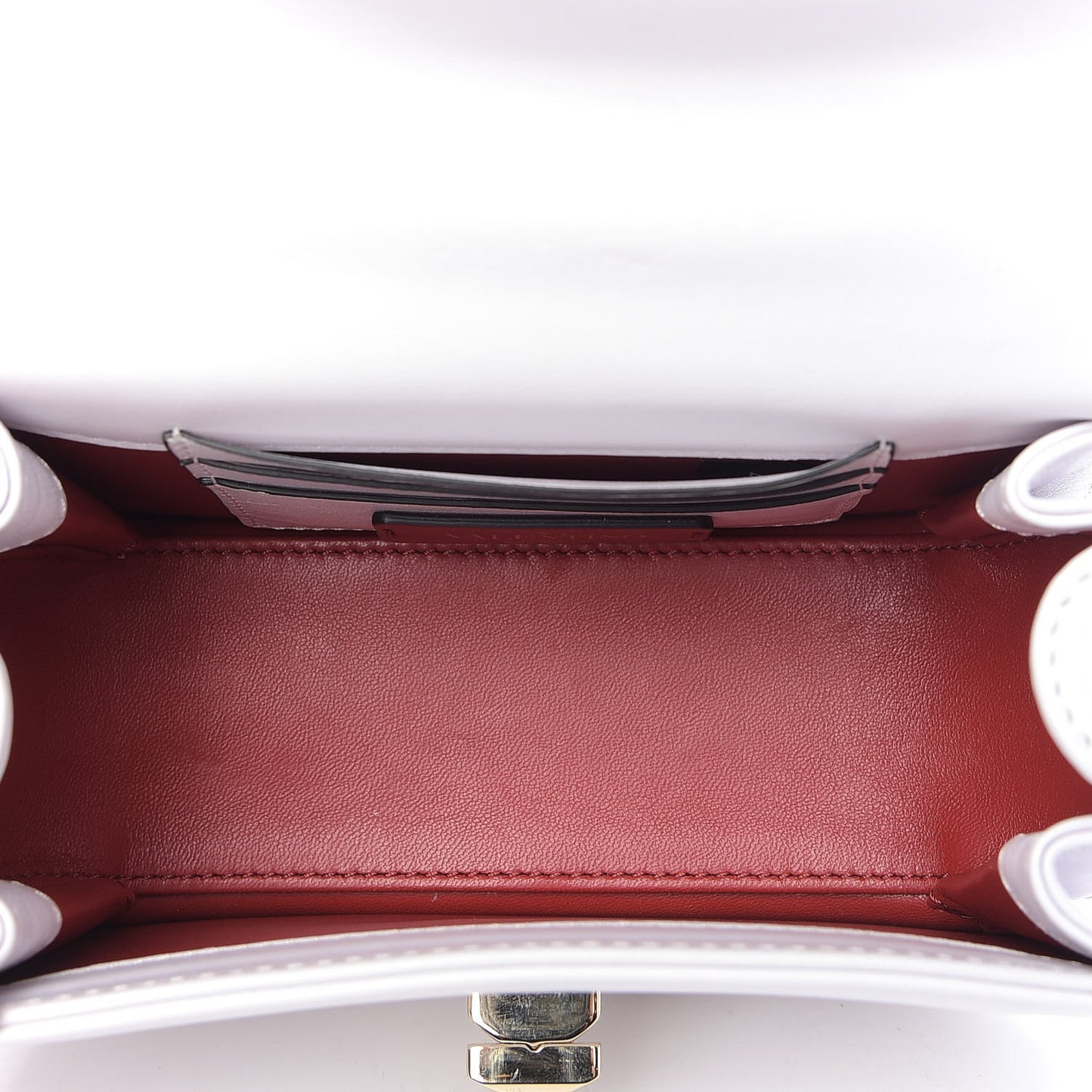 Calfskin VLTN Small Shoulder Bag White