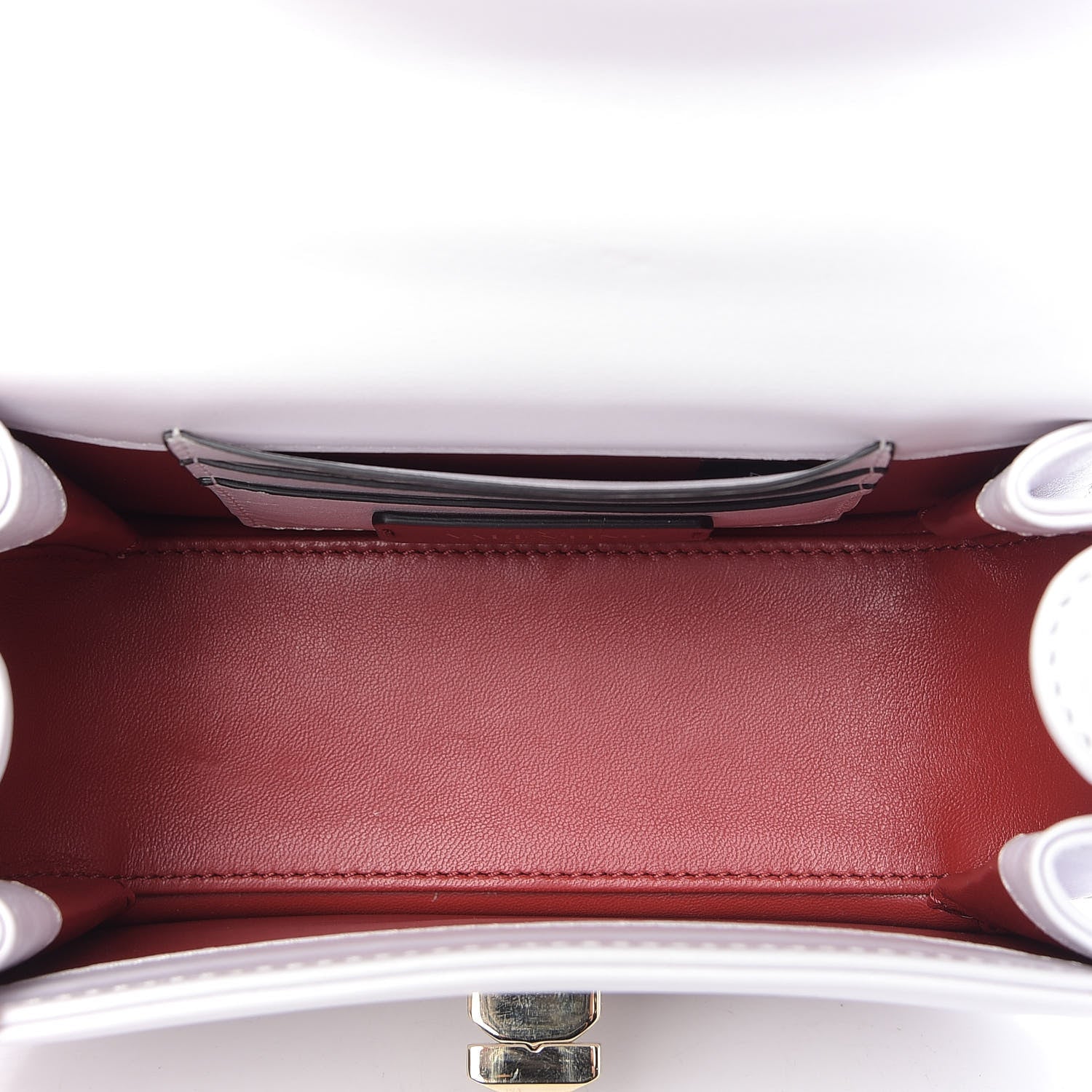 Valentino Garavani Calfskin VLTN Small Shoulder Bag White 6 of 9