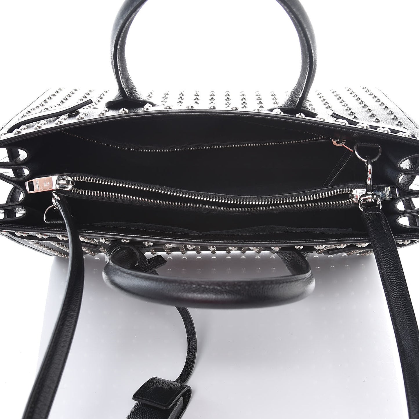 Grain De Poudre Studded Small Sac De Jour Black