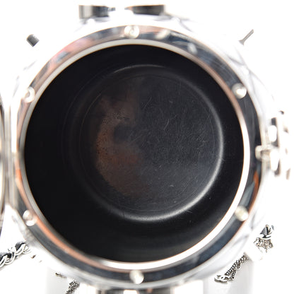 Chanel Plexiglass Crystal Rocket Ship Minaudière Clutch Black 6 of 10