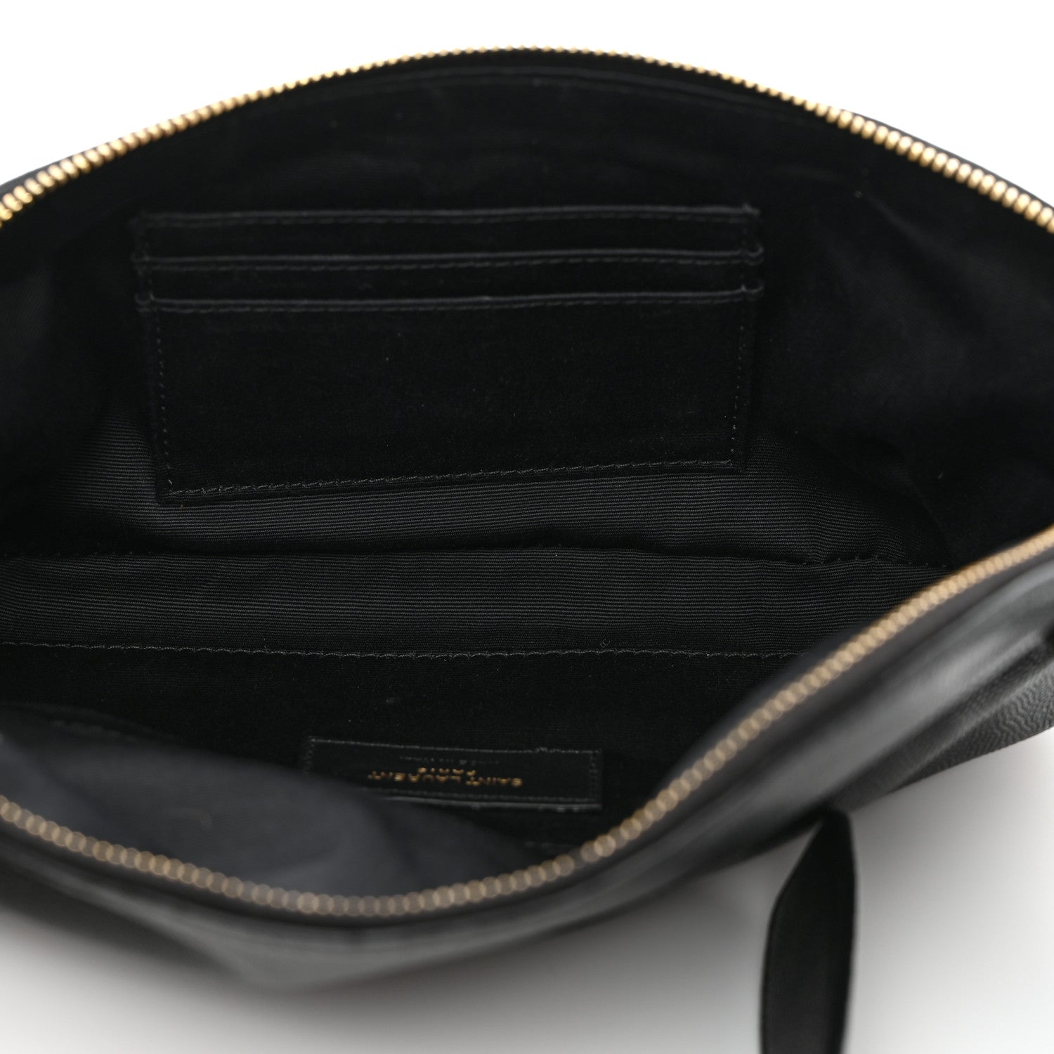 Saint Laurent Grain De Poudre Monogram Belt Bag Black 5 of 10