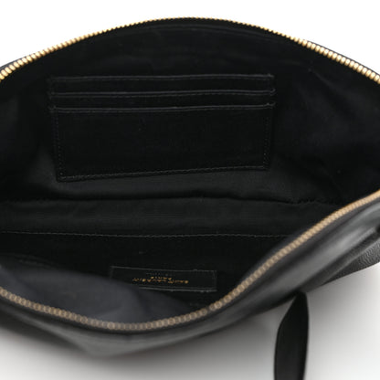 Saint Laurent Grain De Poudre Monogram Belt Bag Black 5 of 10