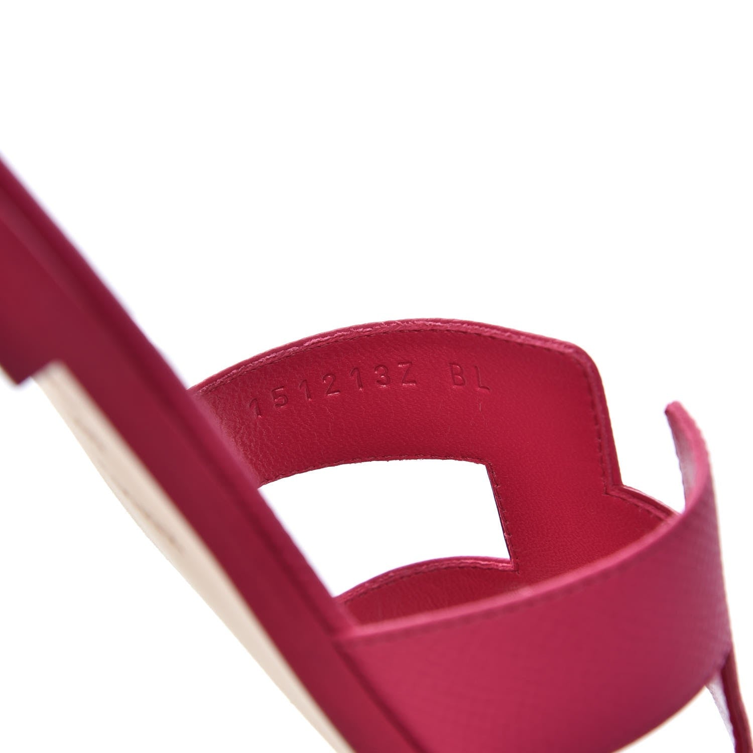 Hermes Epsom Oran Sandals 40.5 Rouge Azalee 7 of 10