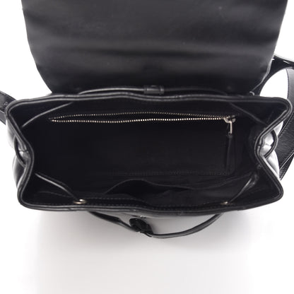 Saint Laurent Calfskin Y Quilted Monogram Small Loulou Backpack Black 5 of 10