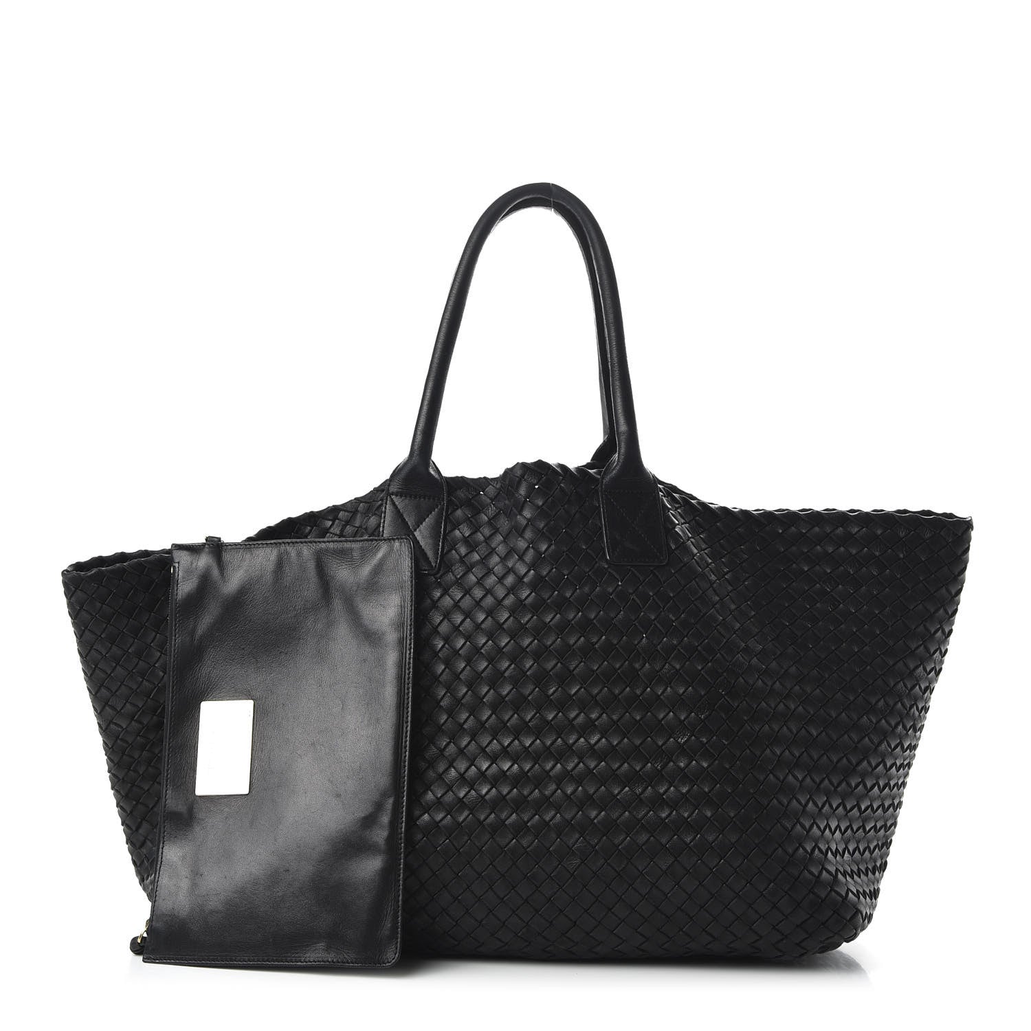 Bottega Veneta Nappa Intrecciato Large Cabat Black 1 of 9