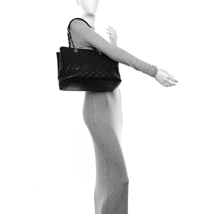 Chanel Caviar Quilted Grand Shopping Tote GST Black 2 of 12