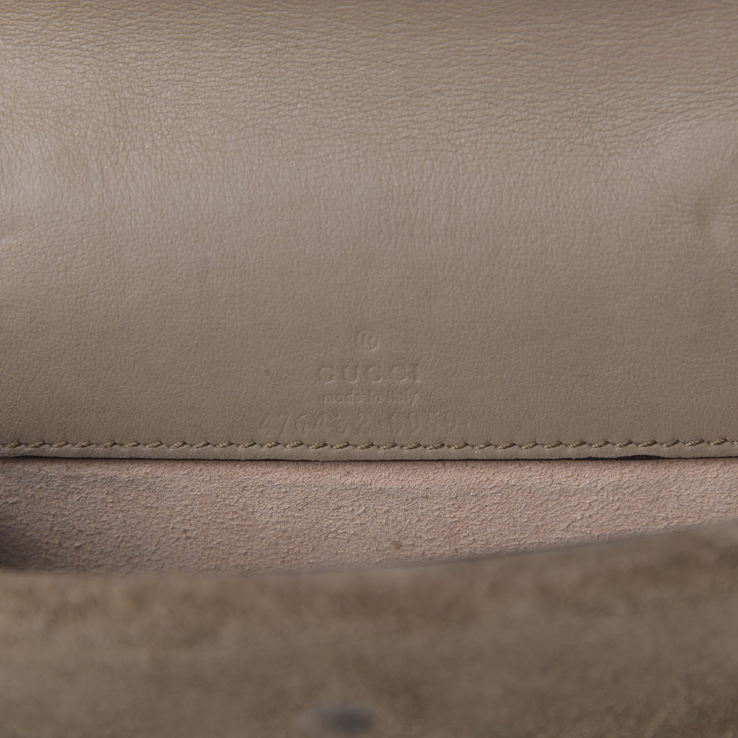 Gucci GG Supreme Monogram Super Mini Dionysus Shoulder Bag Taupe 8 of 9