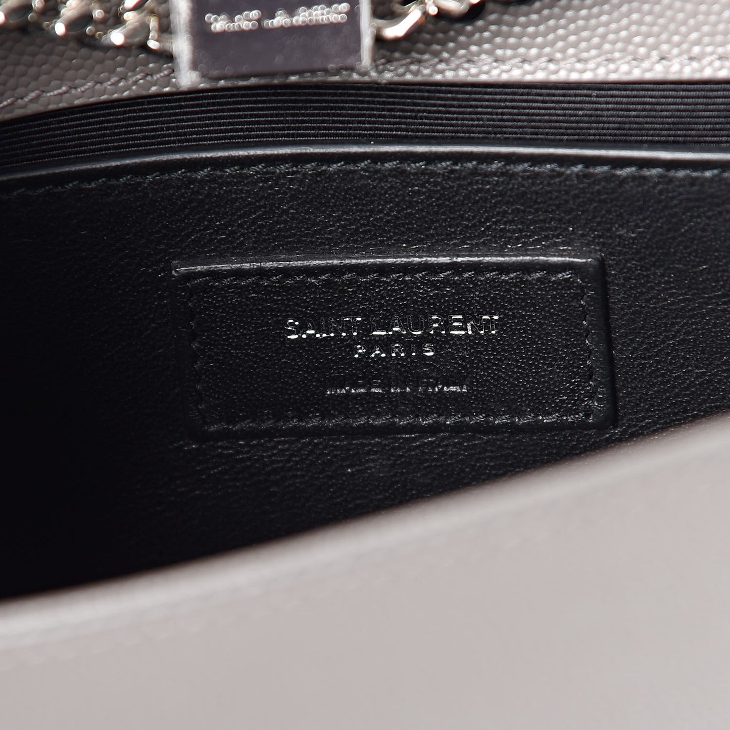 Grain De Poudre Small Monogram Kate Satchel Fog