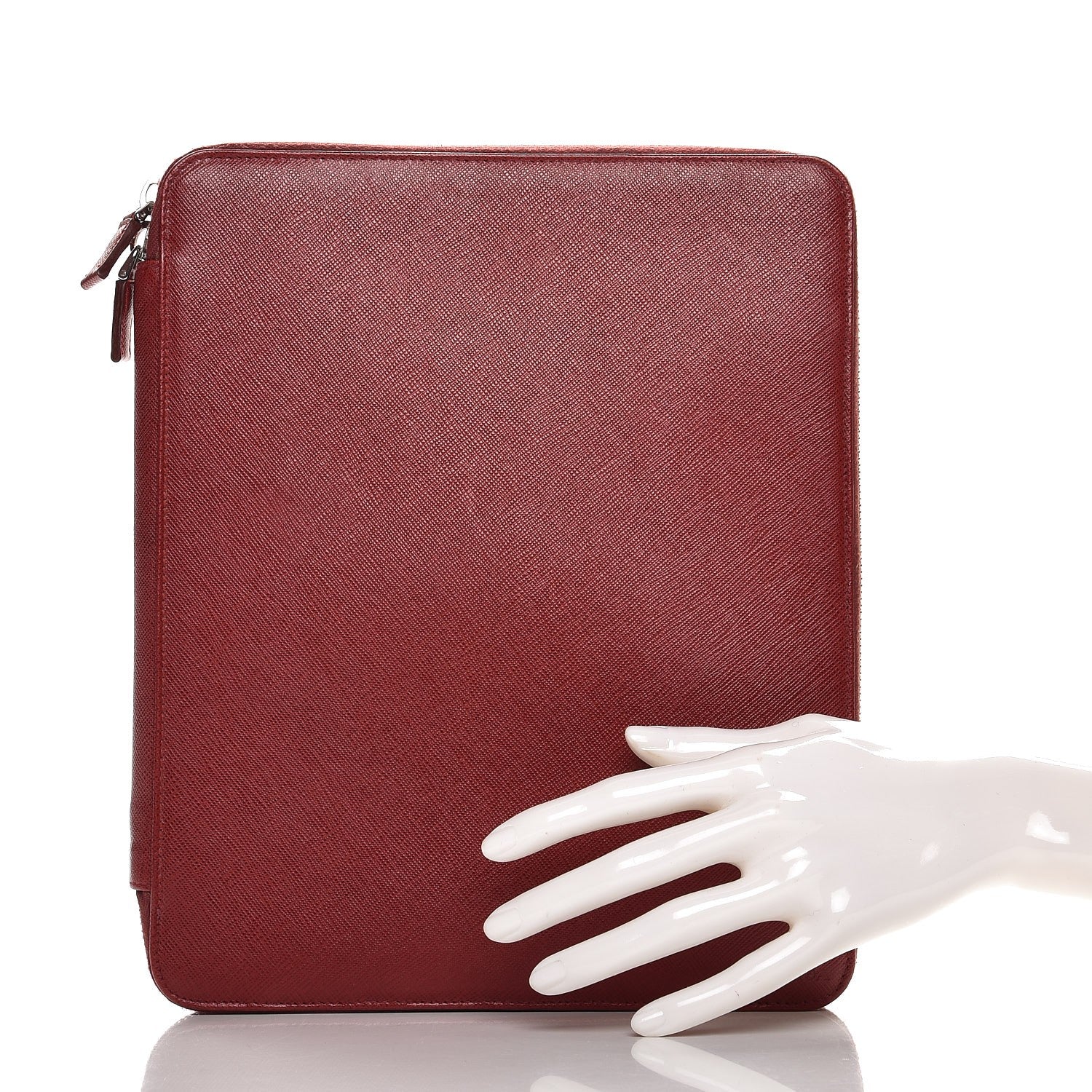Prada Saffiano Ipad Organizer Case Red 2 of 8