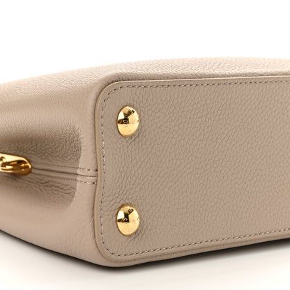 Louis Vuitton Taurillon Capucines BB Galet 8 of 9