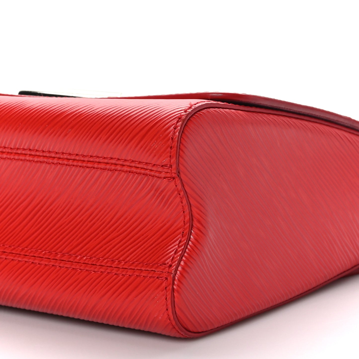 Epi Twist Shoulder Bag MM Coquelicot