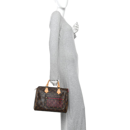 Louis Vuitton Monogram Perforated Speedy 30 Fuchsia 2 of 11