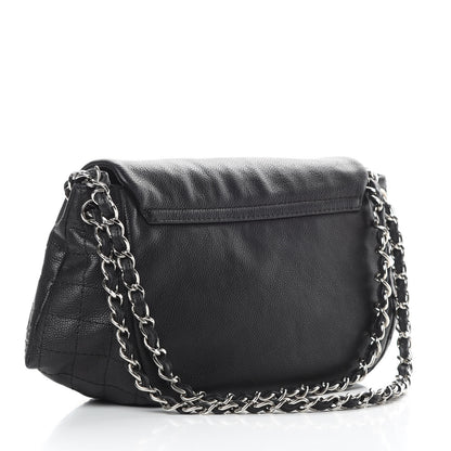 Chanel Caviar Half Moon Large Flap Black 3 of 11