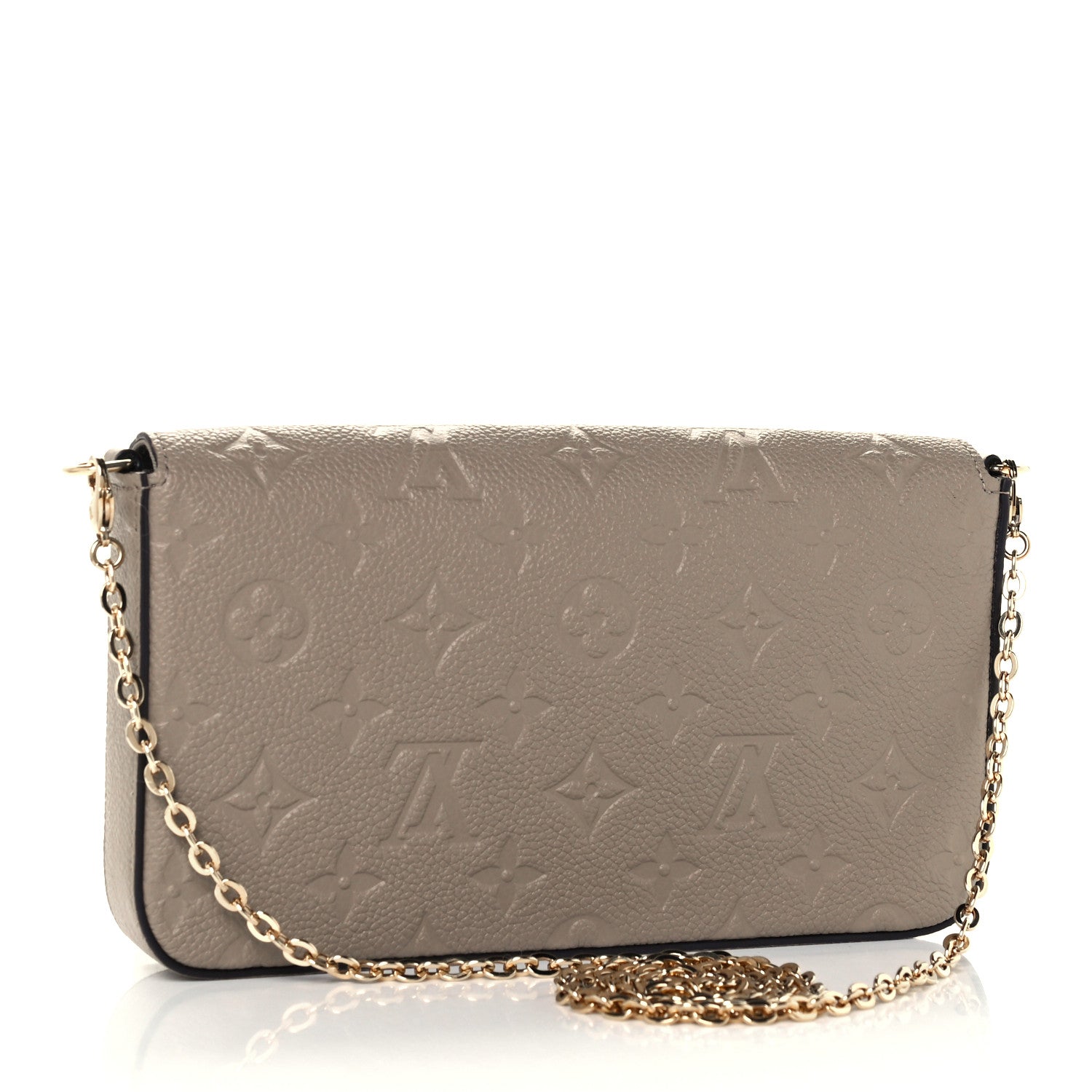 Louis Vuitton Empreinte Pochette Felicie Chain Wallet Tourterelle 5 of 14