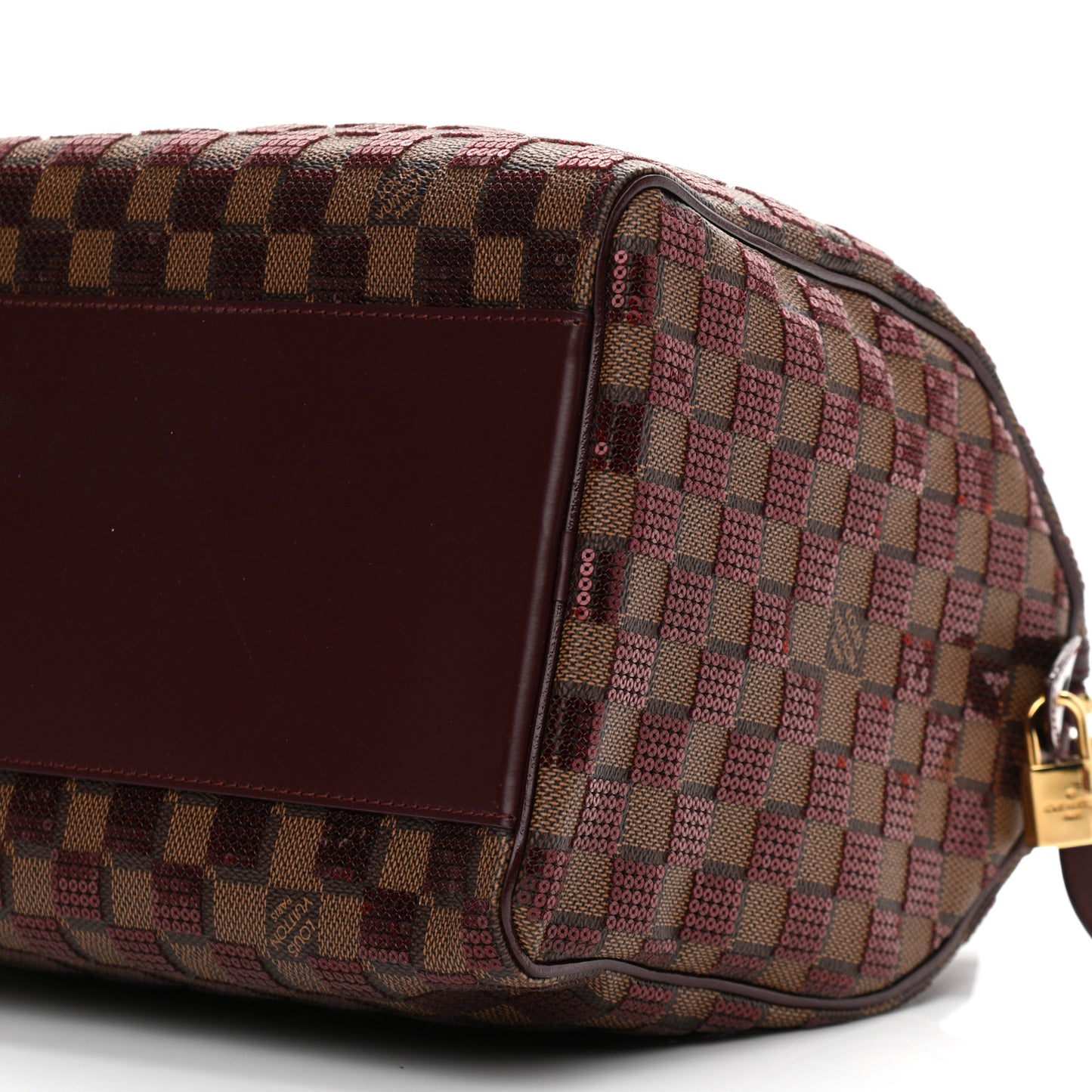 Damier Paillettes Speedy 30 Rouge