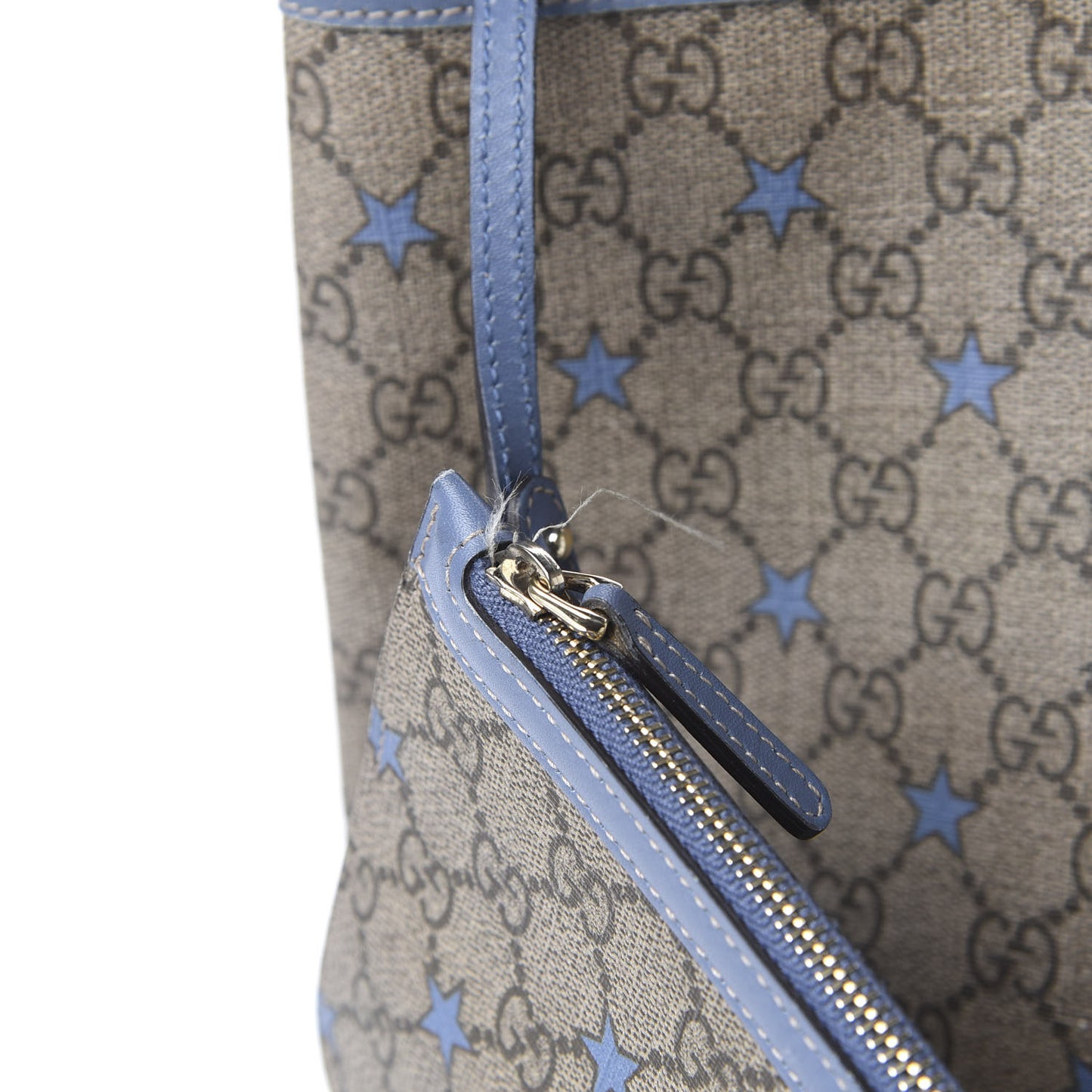 GG Supreme Stars Tote Blue