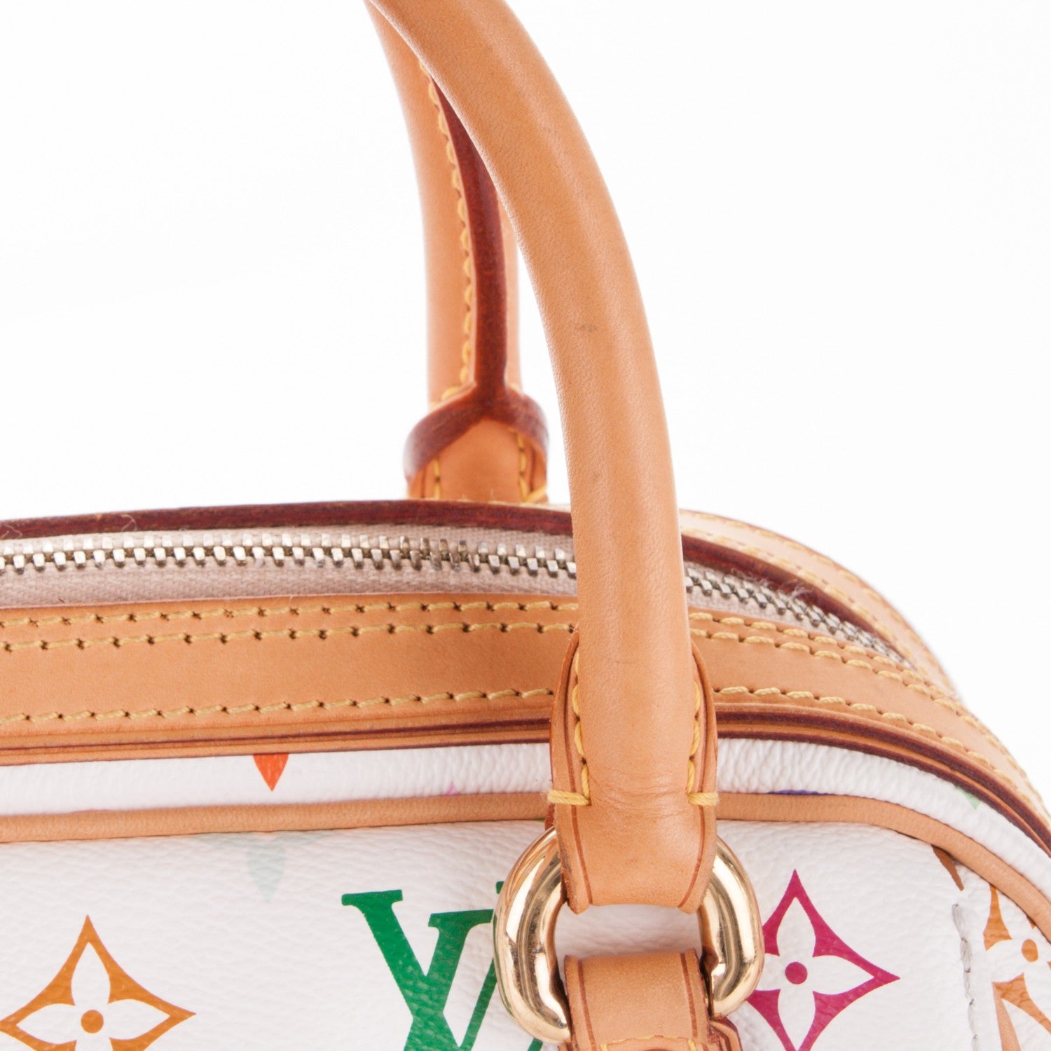 Louis Vuitton Monogram Multicolor Priscilla White 8 of 10