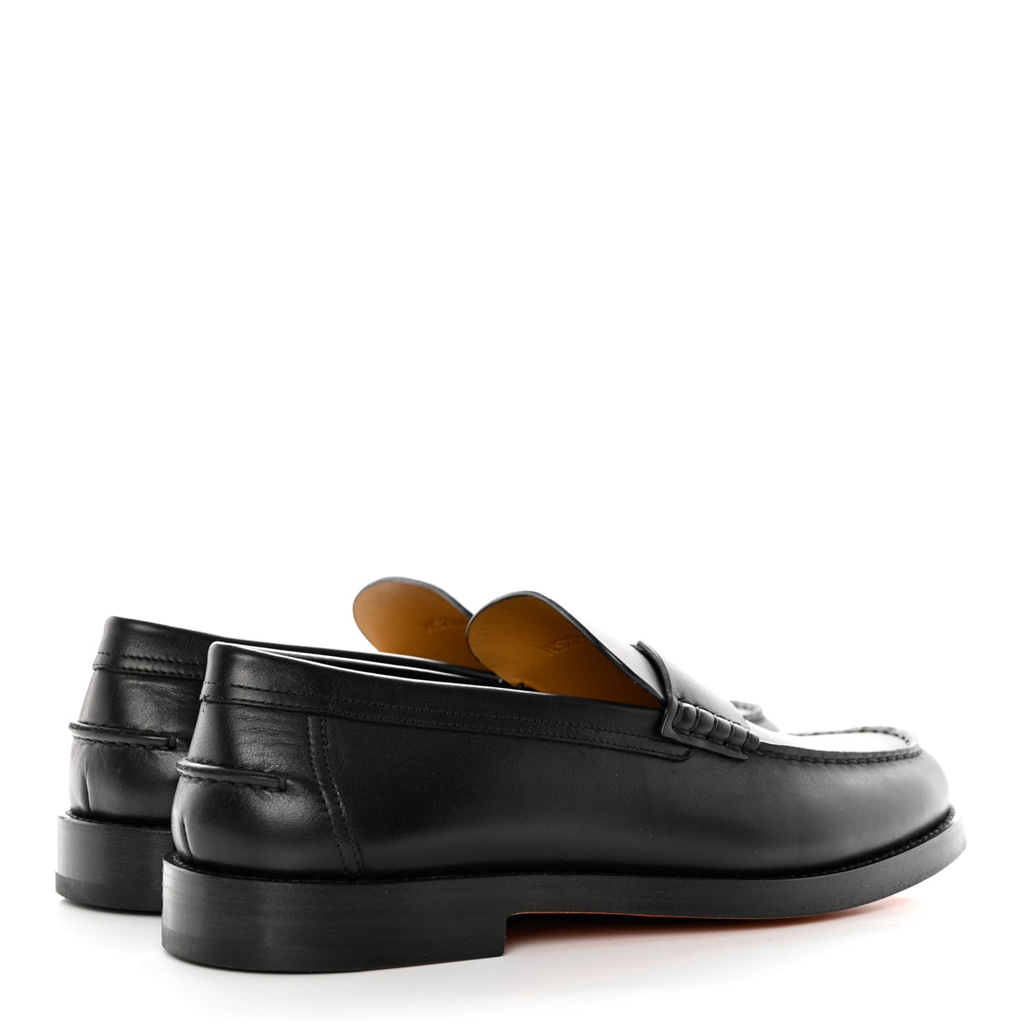 Calfskin Charrette Loafers 44 Black