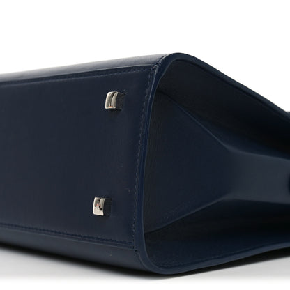Delvaux Calfskin MM Tempete Satchel Navy 9 of 9