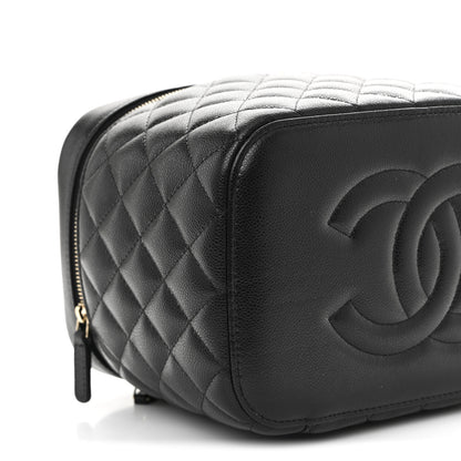Chanel Caviar Quilted Large Vanity Pouch Black 10 of 11