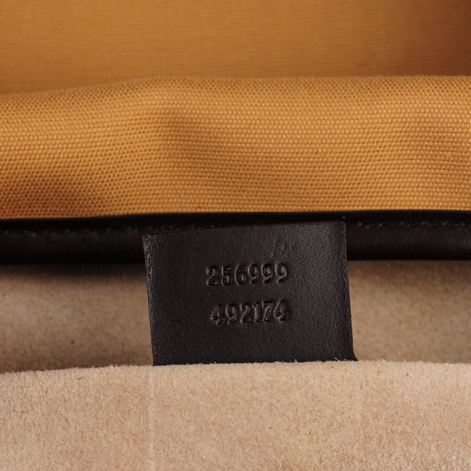 Gucci Canvas Large Signature Web Tote Dark Brown 7 of 7