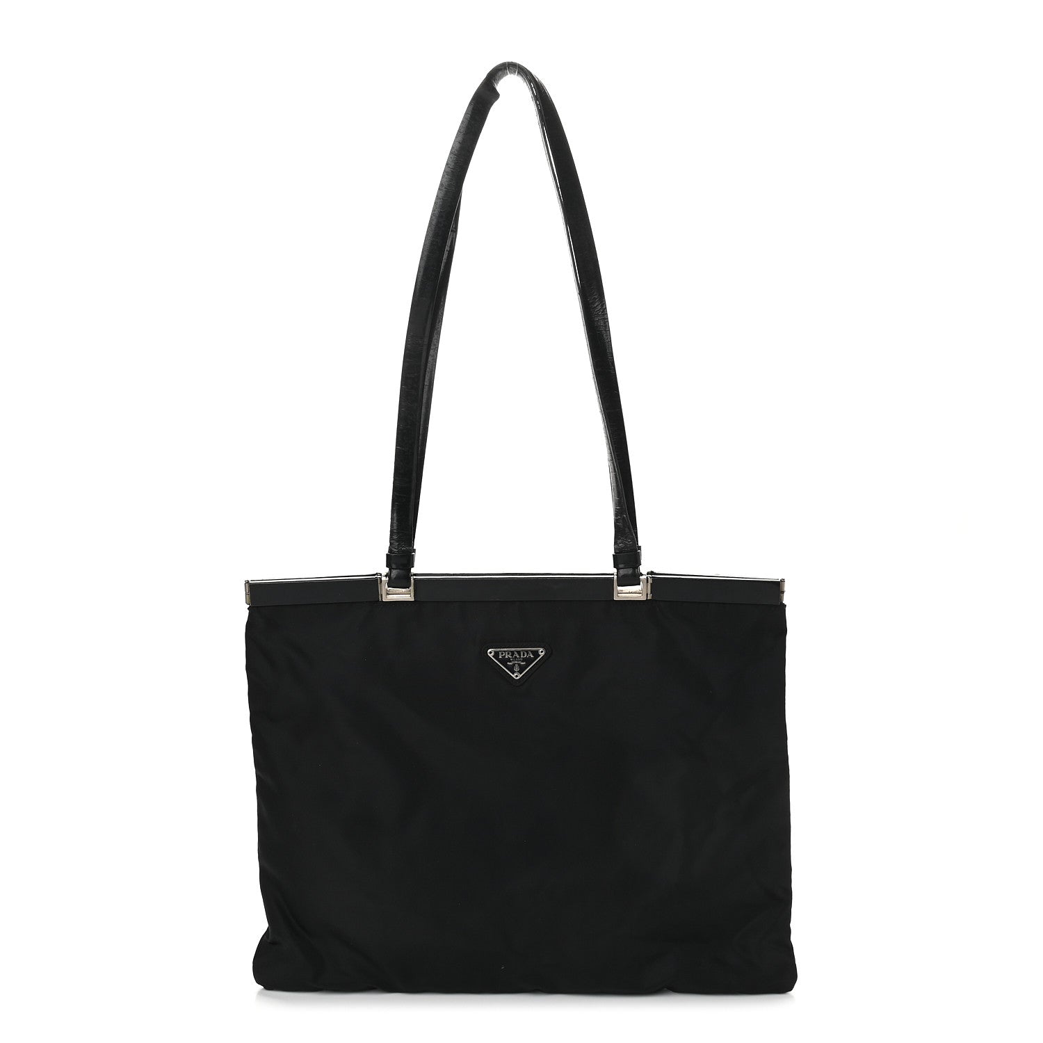 Prada Tessuto Nylon Shoulder Bag Black 1 of 9