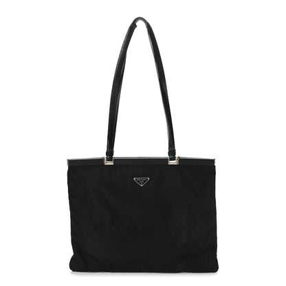 Prada Tessuto Nylon Shoulder Bag Black 1 of 9