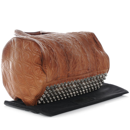 Alexander Wang Quilted Leather Rocco Brown 3 of 5