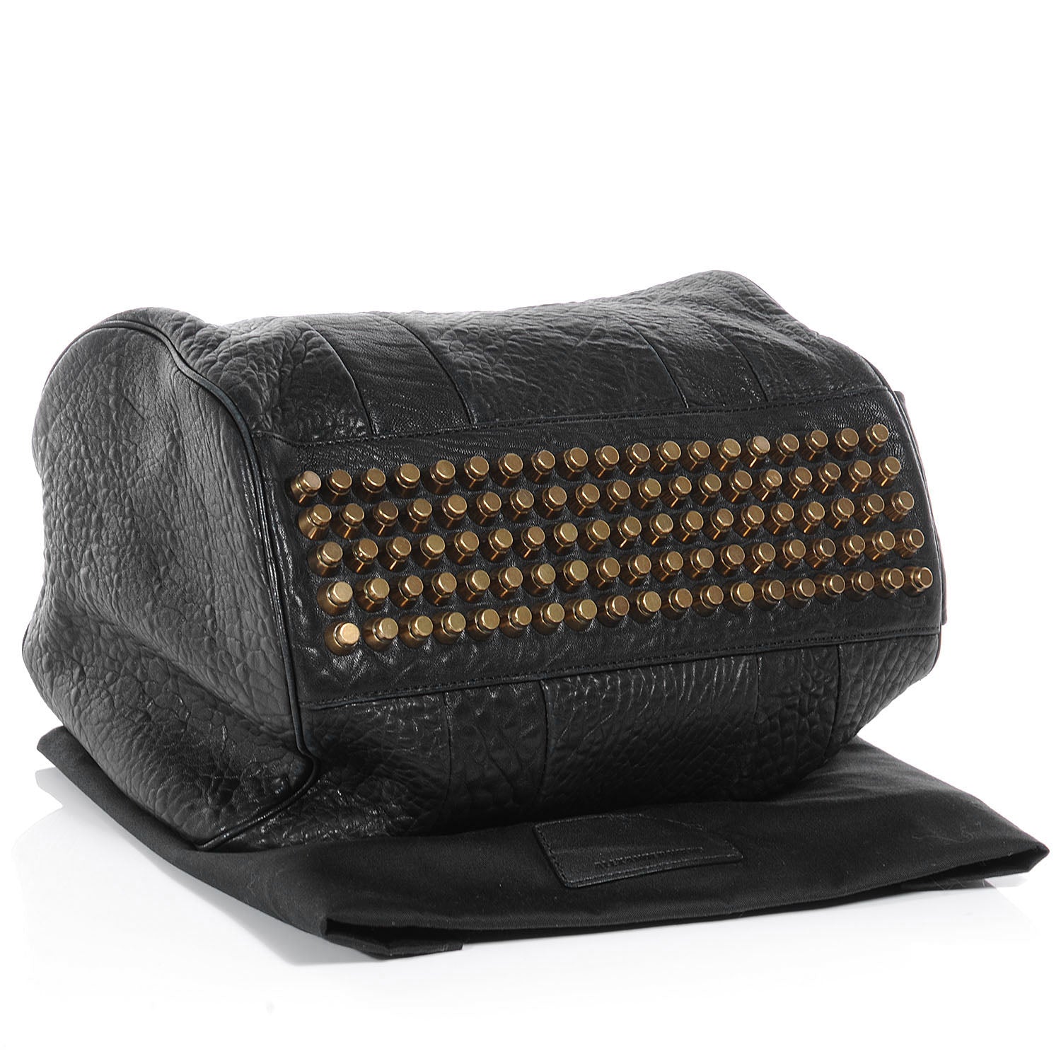 Alexander Wang Leather Rocco w Gold Hardware Black 4 of 6