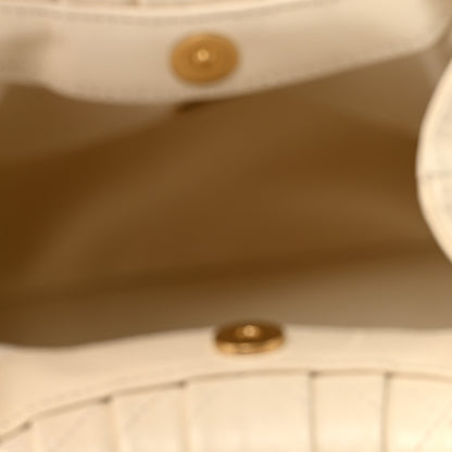 Chanel Lambskin Plexiglass Tortoise Shell Quilted Small Pouch Light Beige 5 of 11