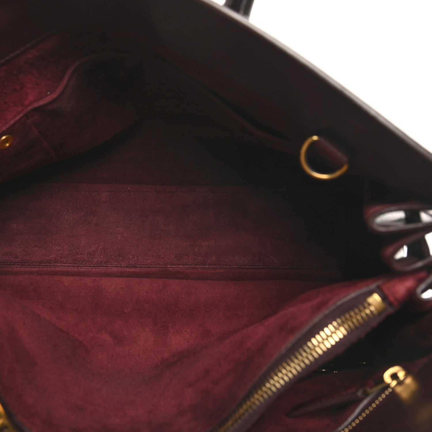 Saint Laurent Calfskin Small Sac De Jour Amarena 5 of 9