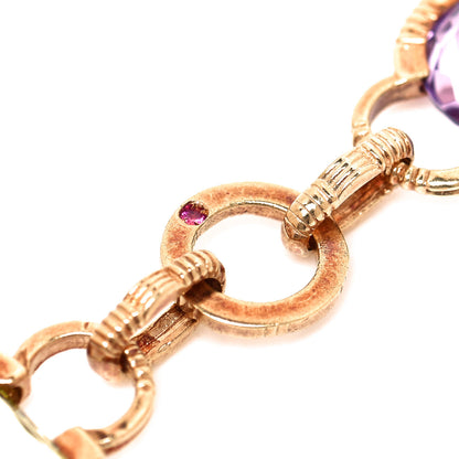 Roberto Coin 18K Yellow Gold Amethyst Prasiolite Drop Earrings 4 of 5