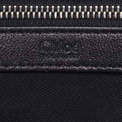 Chloe Calfskin Zipper Cutout Shoulder Bag Black 6 of 16