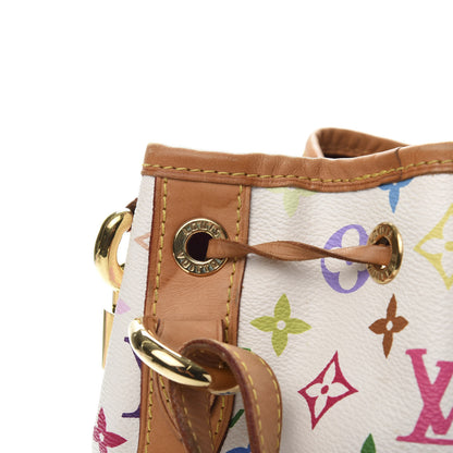 Louis Vuitton Monogram Multicolor Petit Noe White 10 of 13