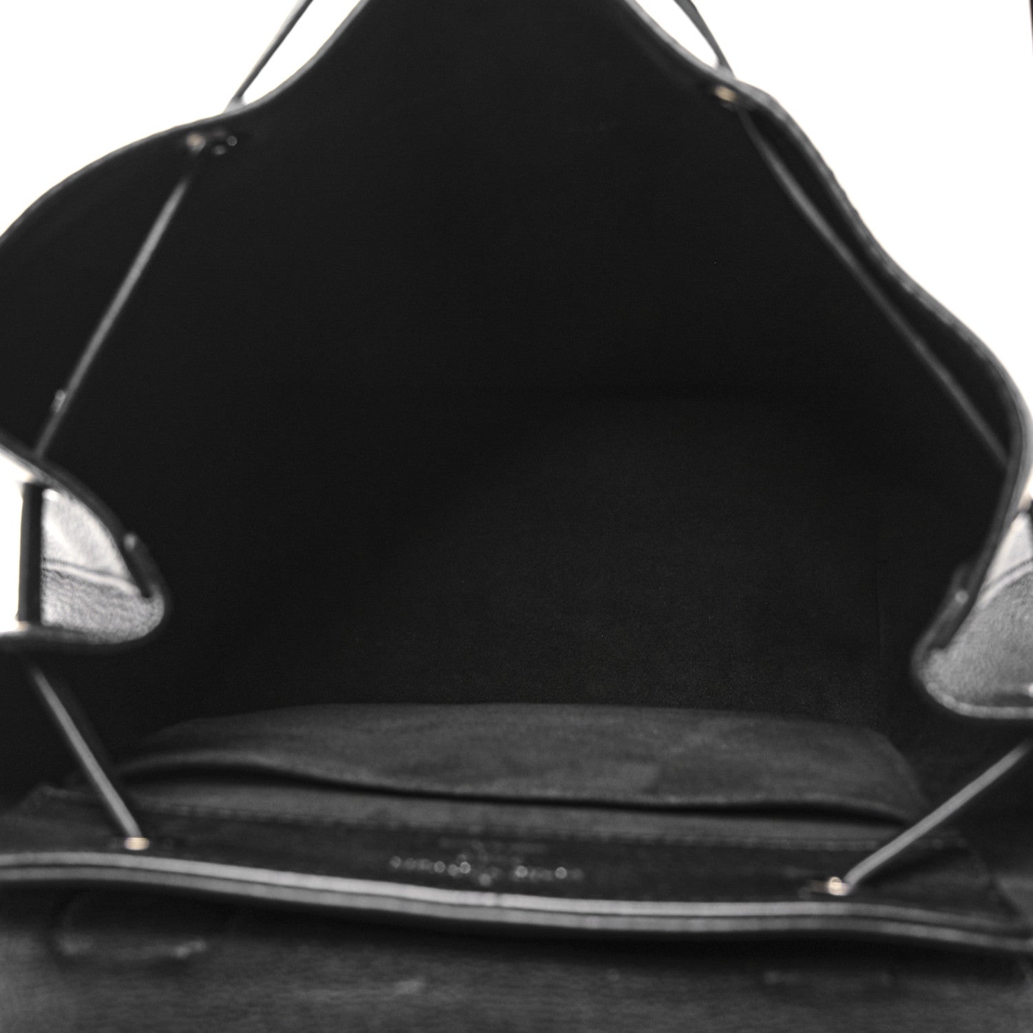 Louis Vuitton Calfskin Lockme Backpack Black 5 of 11