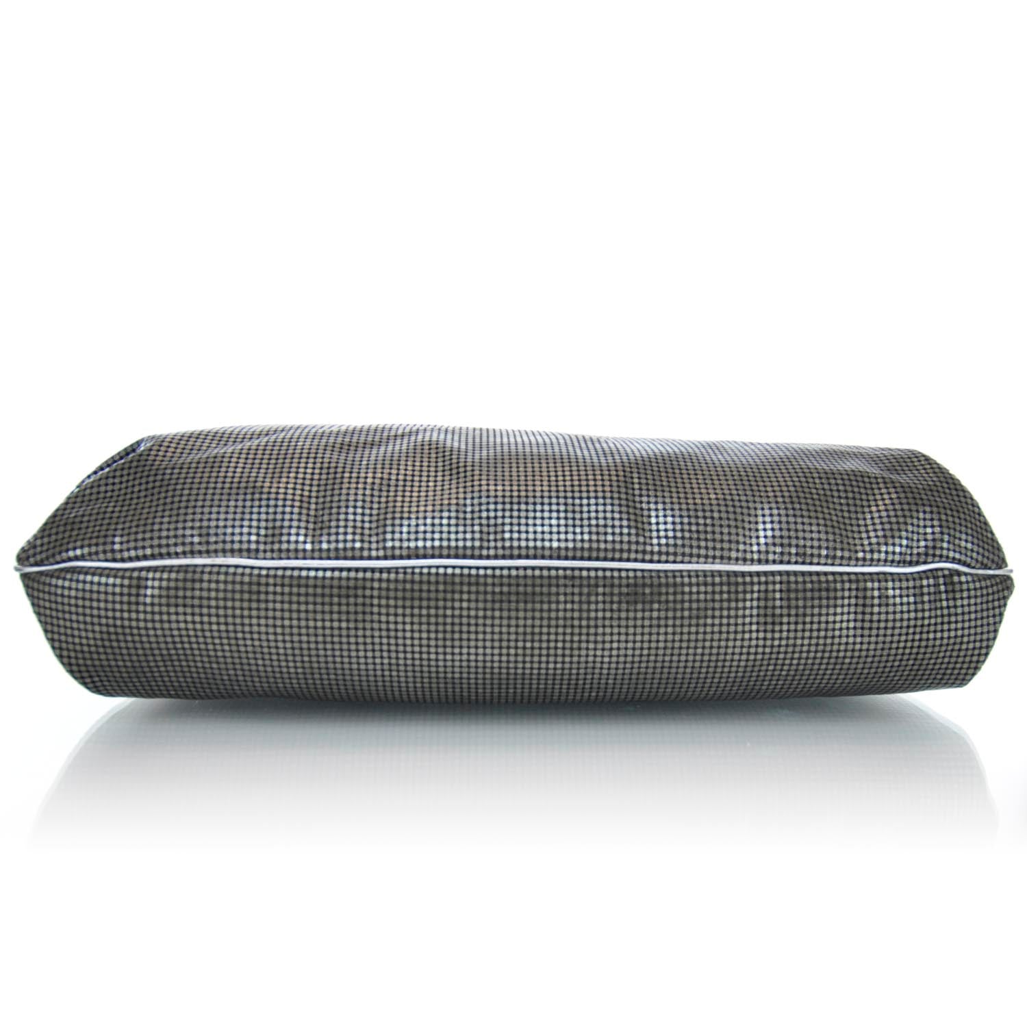Chanel Metallic Perforated Lambskin Hollywood Hobo Silver 5 of 10