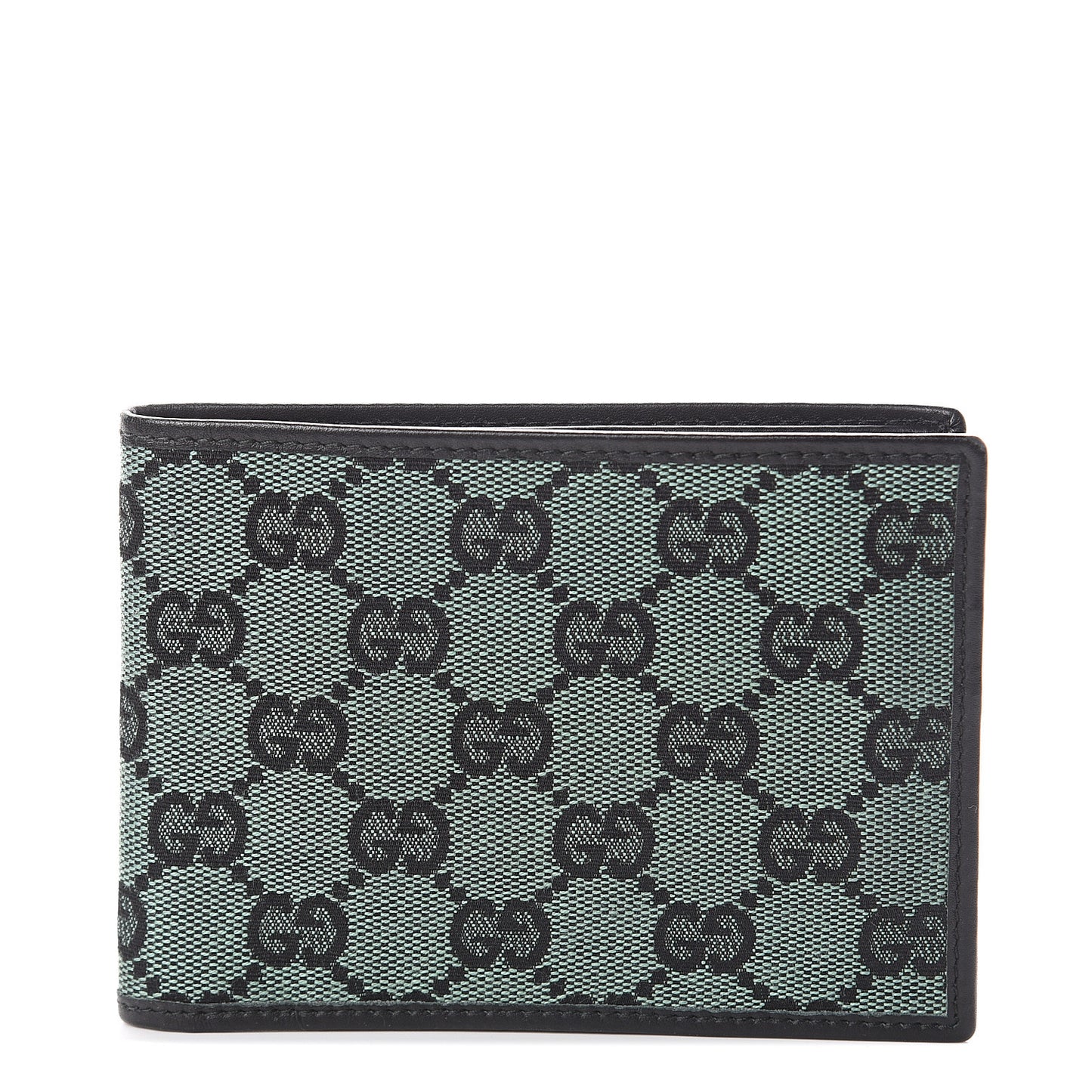 Monogram Mens Bi-Fold Wallet Green