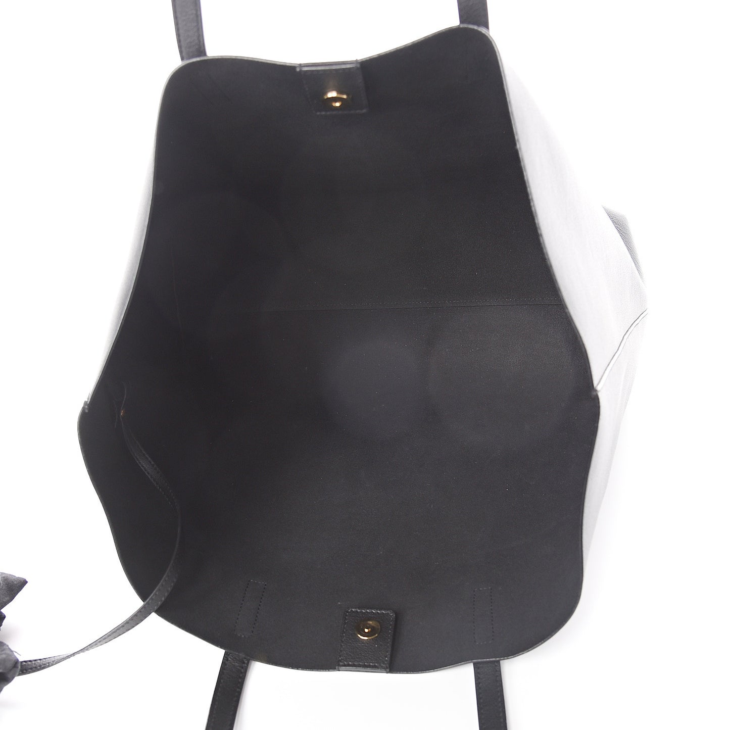 Calfskin Large Shopping Tote Black