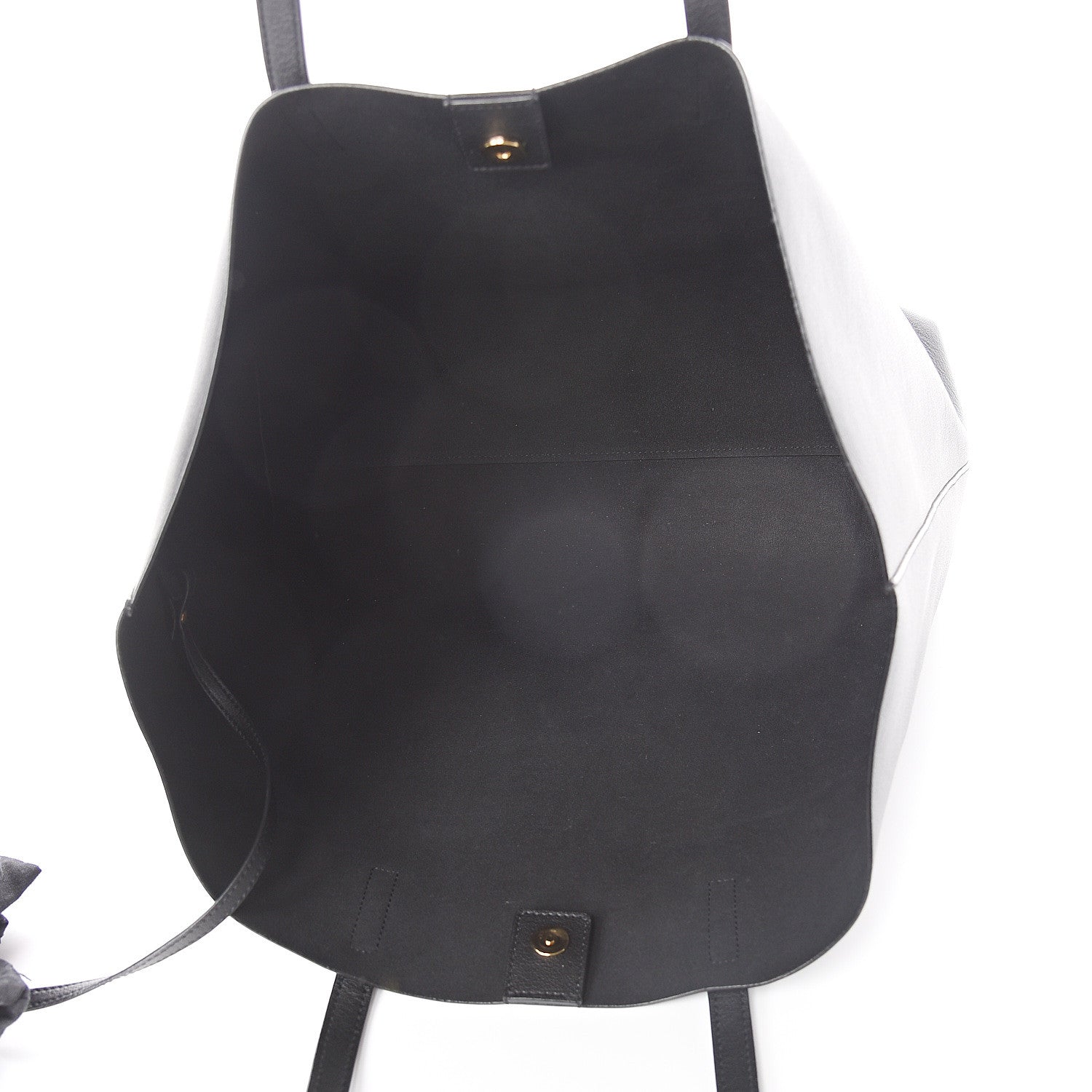 Saint Laurent Calfskin Large Shopping Tote Black 4 of 7