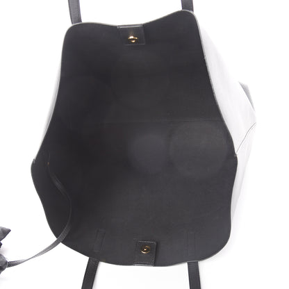 Saint Laurent Calfskin Large Shopping Tote Black 4 of 7