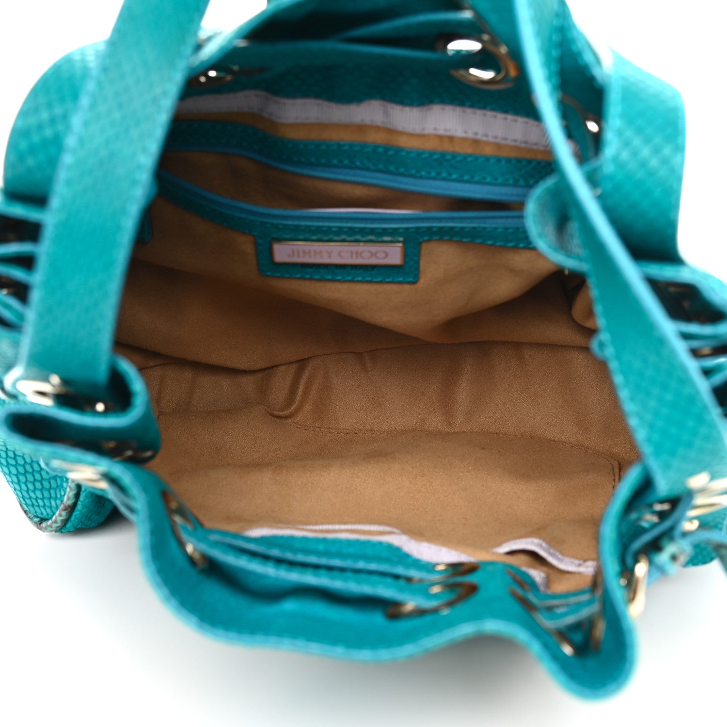 Jimmy Choo Watersnake Ramona Turquoise 5 of 12