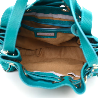 Jimmy Choo Watersnake Ramona Turquoise 5 of 12