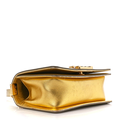 Chanel Metallic Patent Calfskin Quilted Small Boy Flap Gold 4 of 11