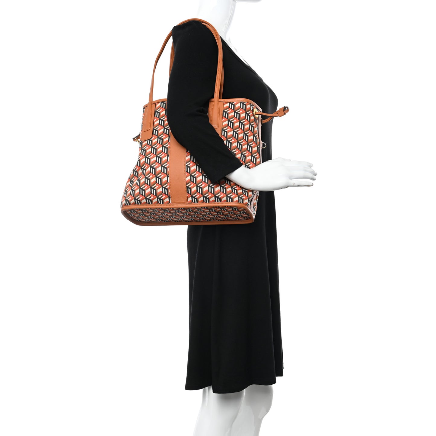 Visetos Small Liz Reversible Shopper Tote Cognac