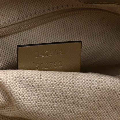 Gucci Metallic Soft Guccissima Medium Sukey Top Handle Bag Champagne 7 of 11