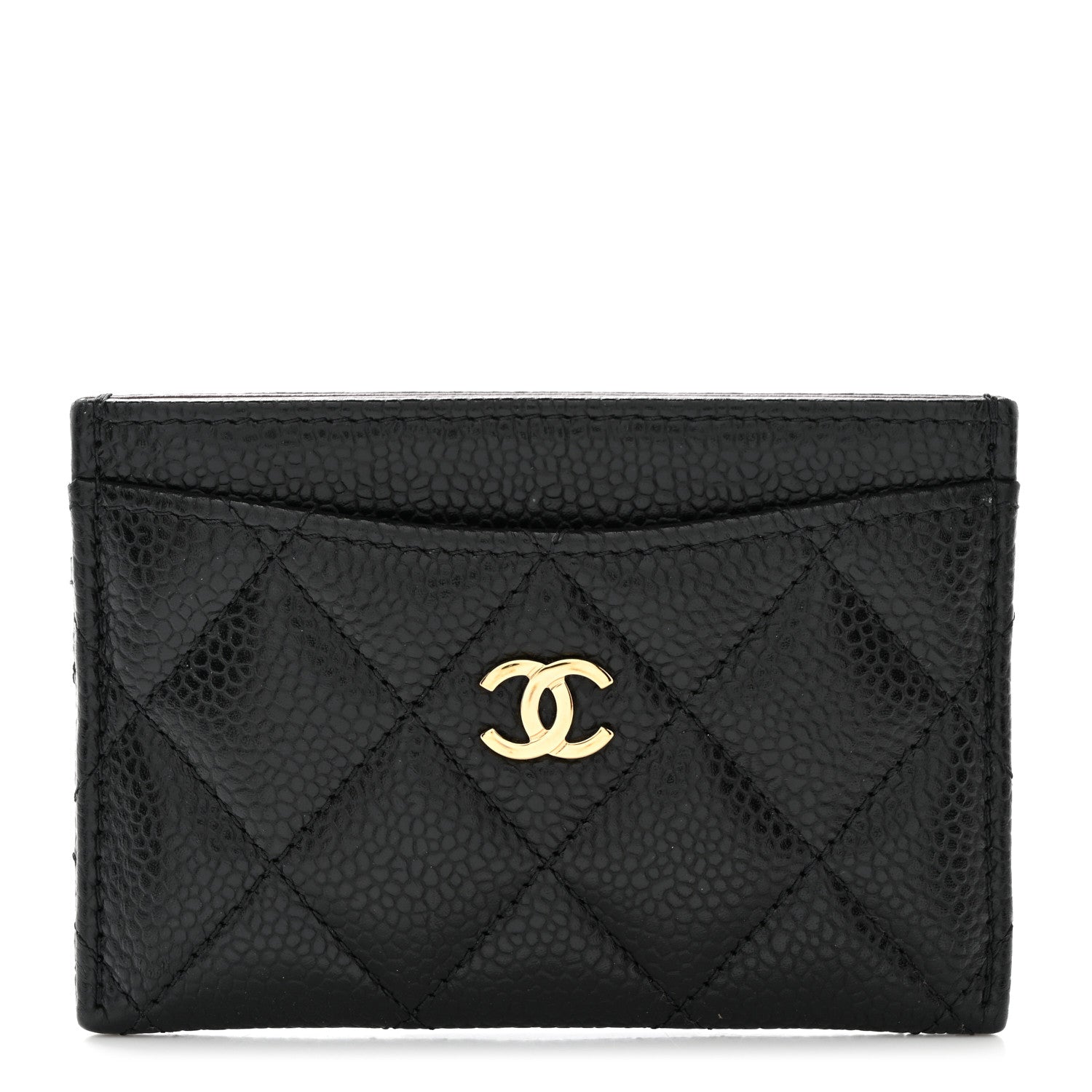 Chanel Caviar Quilted Card Holder Black 1 of 8
