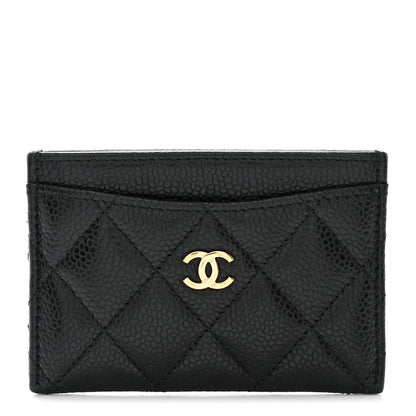 Chanel Caviar Quilted Card Holder Black 1 of 8