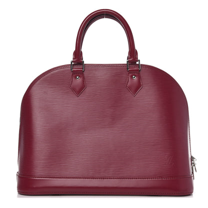 Louis Vuitton Epi Alma MM Fuchsia 1 of 9
