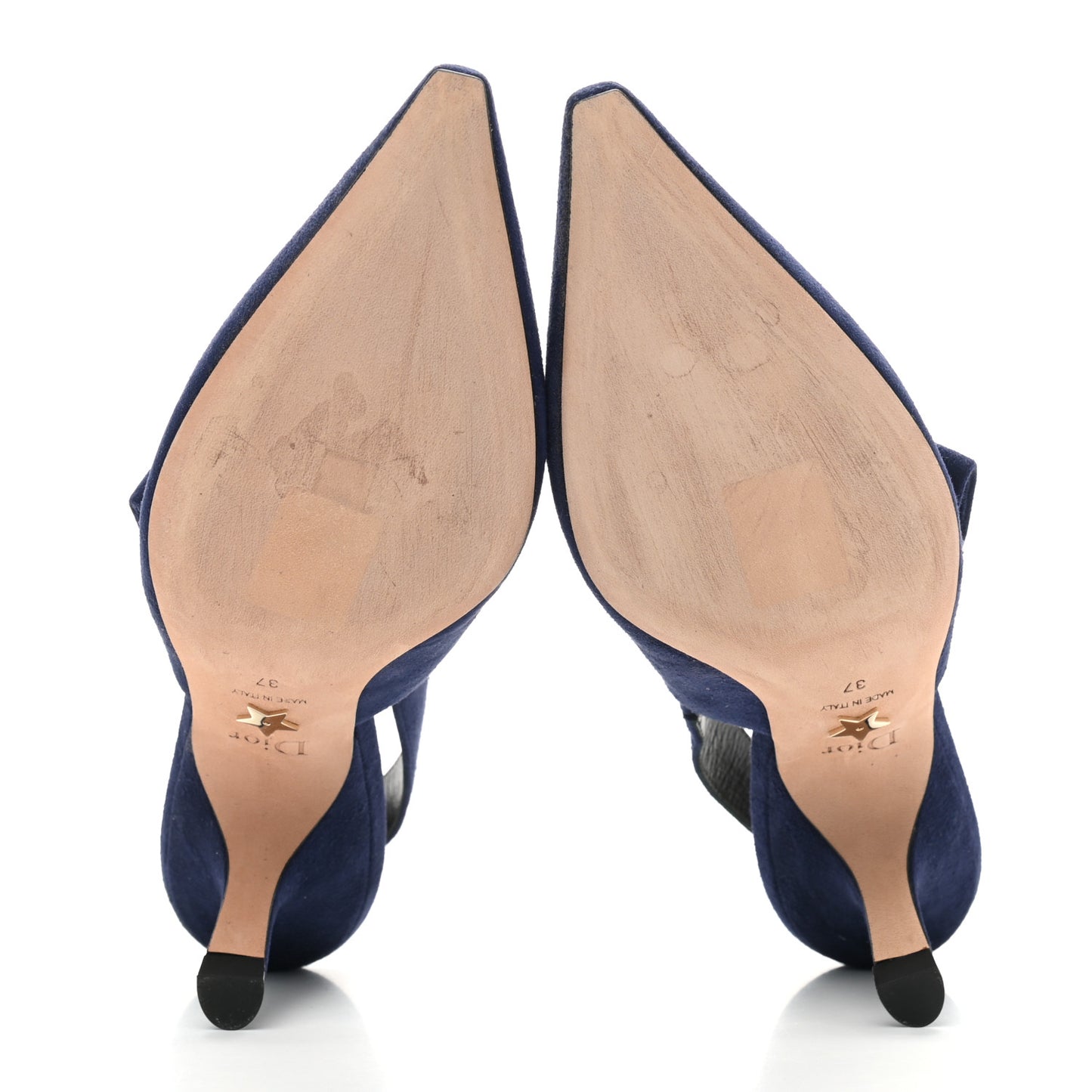 Suede Sweet D Slingback Pumps 37 Indigo